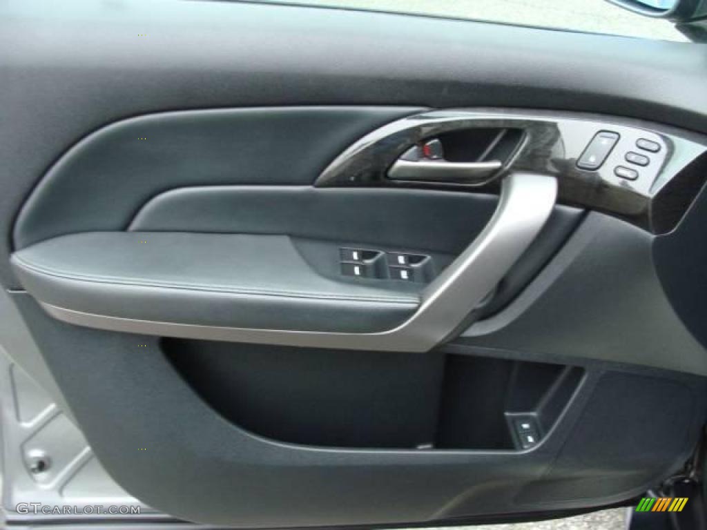 2007 MDX Technology - Nimbus Gray Metallic / Ebony photo #7