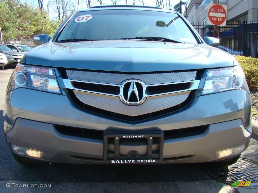 2007 MDX  - Steel Blue Metallic / Taupe photo #2