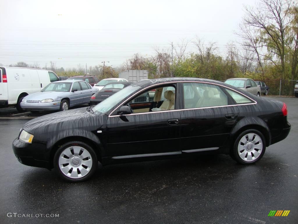 2000 A6 4.2 quattro Sedan - Brilliant Black / Vanilla/Onyx photo #10