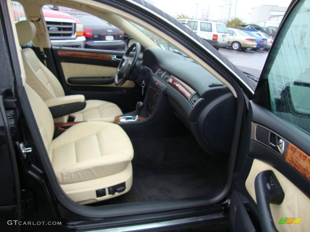 2000 A6 4.2 quattro Sedan - Brilliant Black / Vanilla/Onyx photo #19