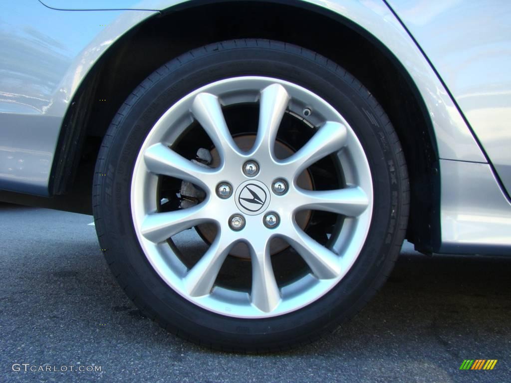 2008 TSX Sedan - Glacier Blue Metallic / Quartz Gray photo #6