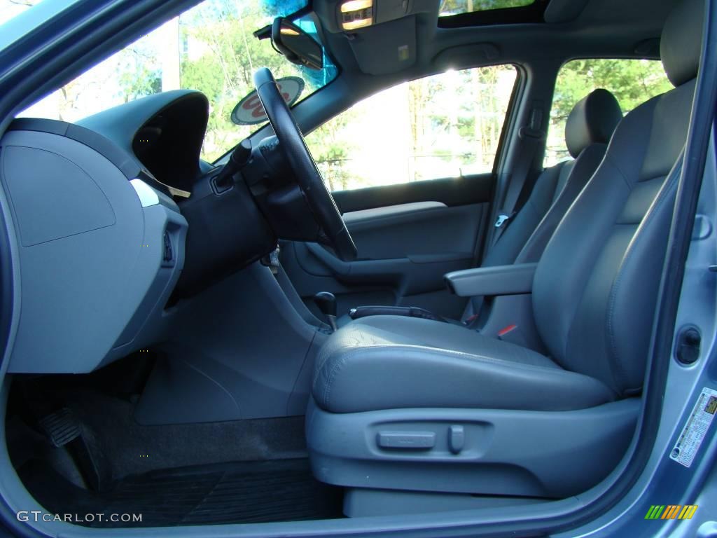 2008 TSX Sedan - Glacier Blue Metallic / Quartz Gray photo #9