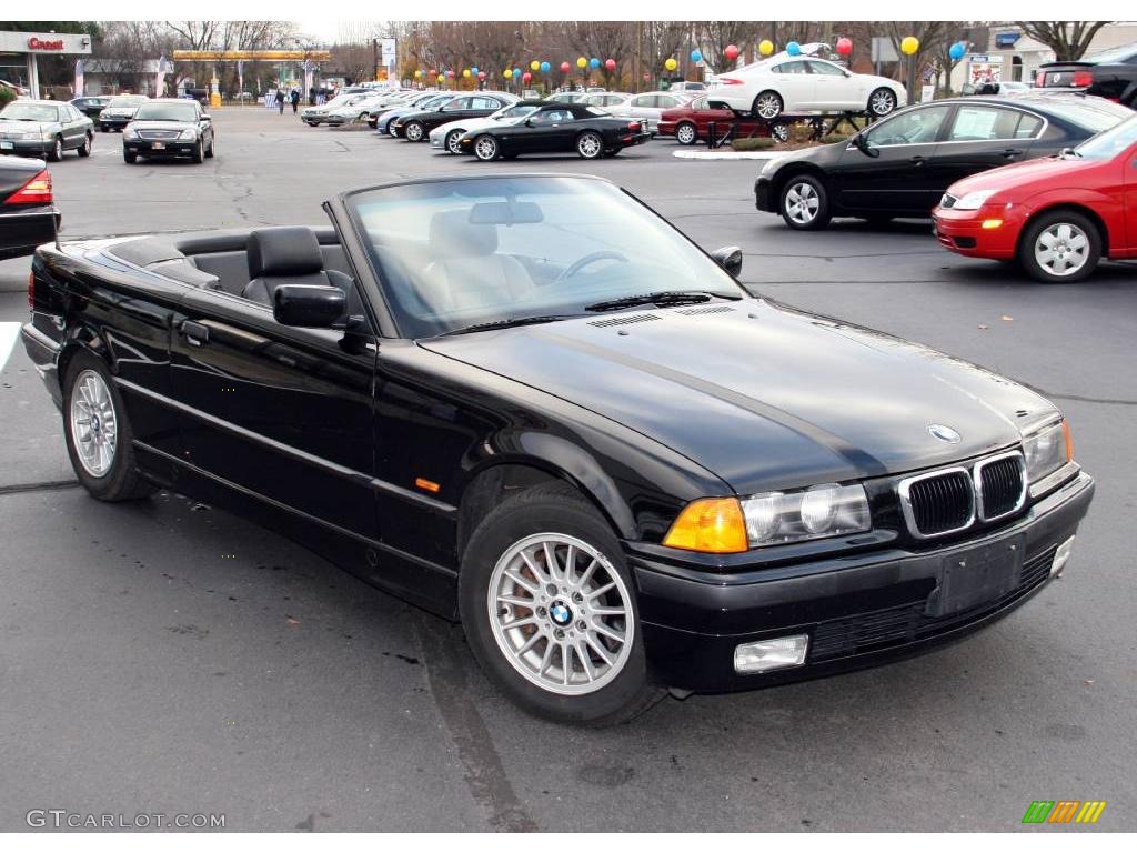 1997 3 Series 328i Convertible - Jet Black / Black photo #3