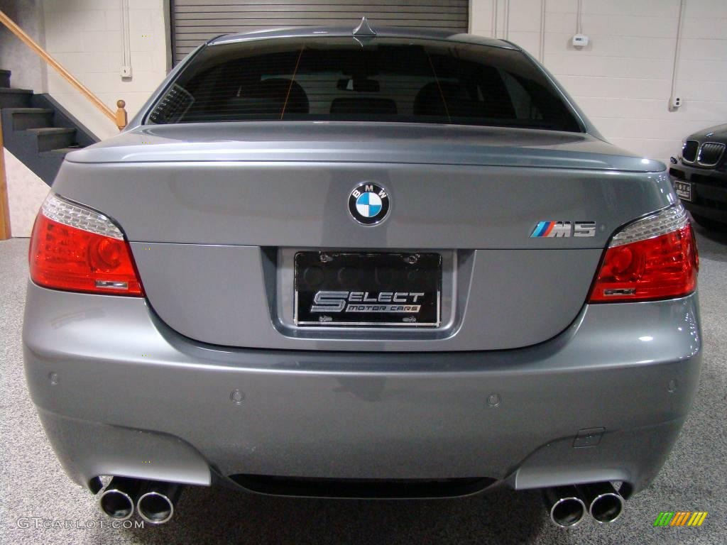 2008 M5 Sedan - Space Grey Metallic / Black photo #5