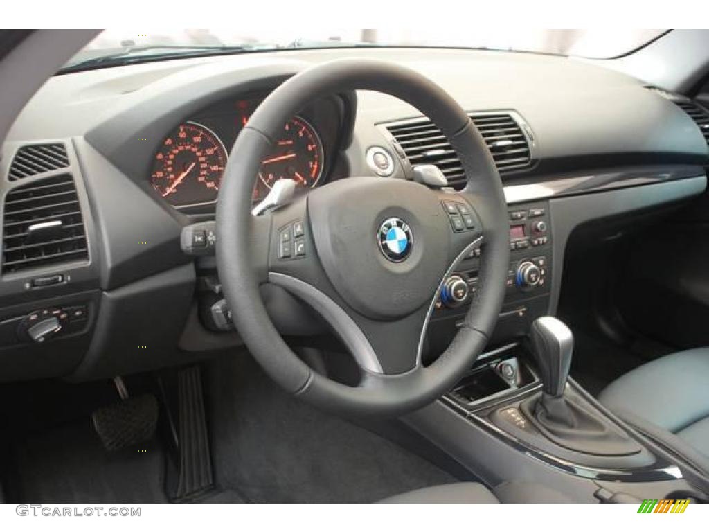 2009 1 Series 128i Coupe - Jet Black / Black photo #3