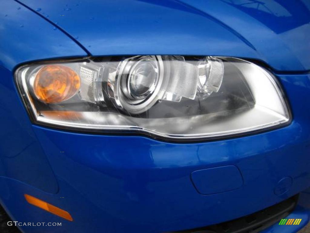 2007 S4 4.2 quattro Sedan - Sprint Blue Pearl Effect / Silver photo #9