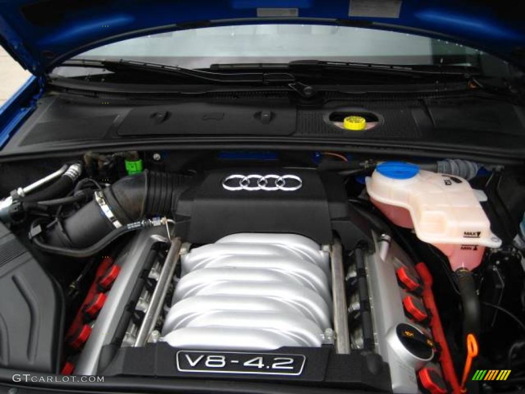 2007 S4 4.2 quattro Sedan - Sprint Blue Pearl Effect / Silver photo #11