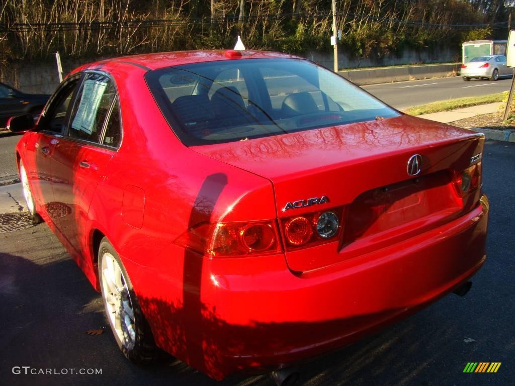 2008 TSX Sedan - Milano Red / Ebony photo #5