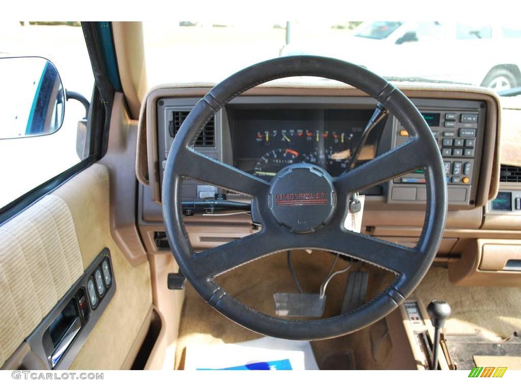 1994 C/K K1500 Z71 Extended Cab 4x4 - Light Quasar Blue Metallic / Beige photo #19