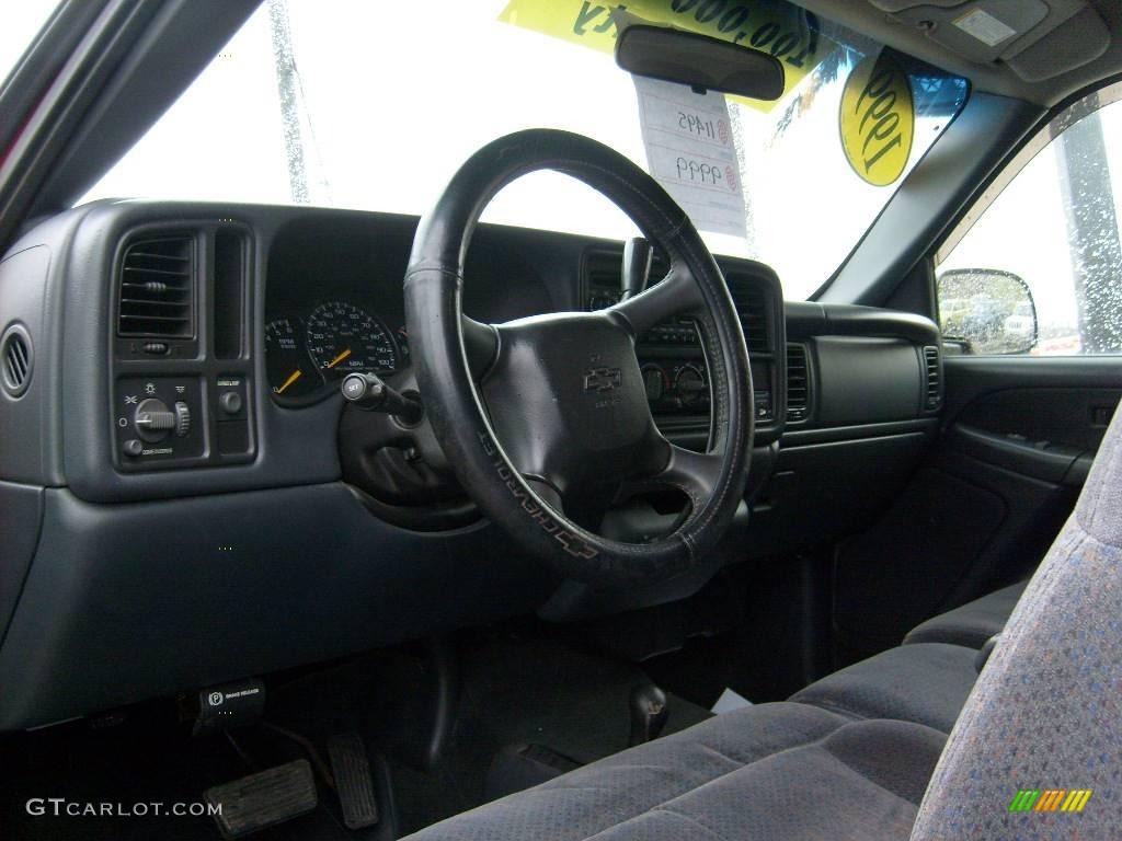 1999 Silverado 1500 LS Extended Cab 4x4 - Victory Red / Graphite photo #11