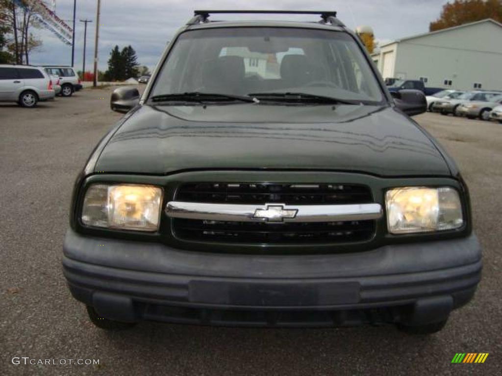 1999 Tracker 4x4 - Medium Green Metallic / Medium Gray photo #4