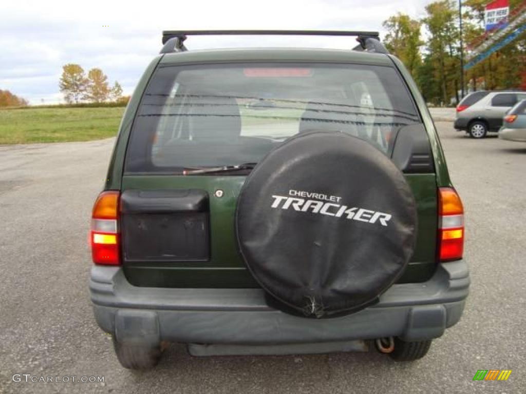 1999 Tracker 4x4 - Medium Green Metallic / Medium Gray photo #5