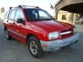 2000 Wildfire Red Chevrolet Tracker Hard Top  photo #2