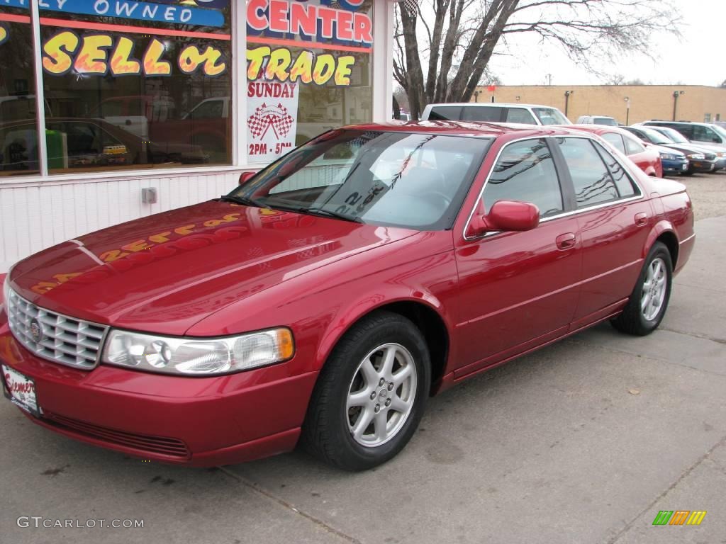 2001 Seville SLS - Crimson Red / Shale photo #2