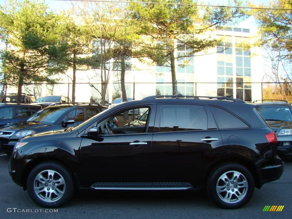 2007 MDX Technology - Formal Black Pearl / Taupe photo #3