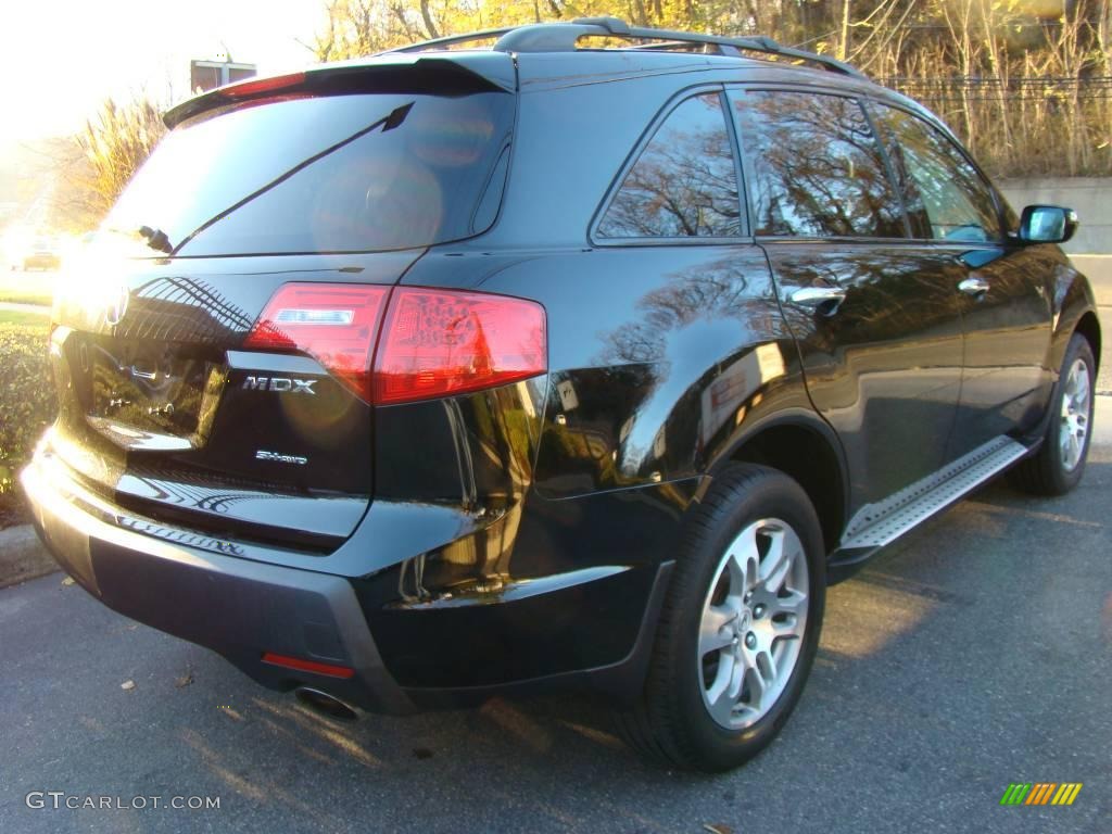 2007 MDX Technology - Formal Black Pearl / Taupe photo #4