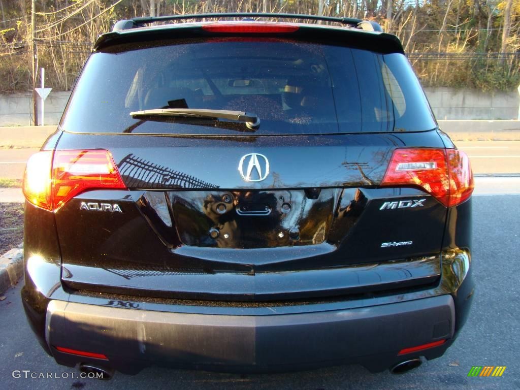2007 MDX Technology - Formal Black Pearl / Taupe photo #5
