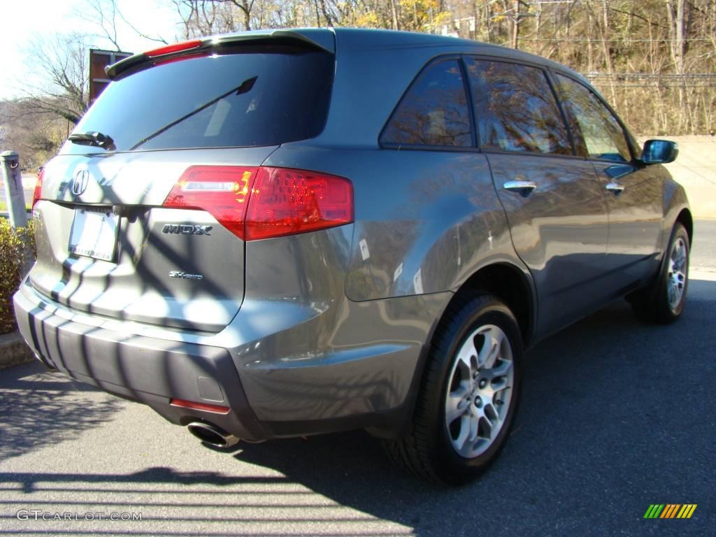 2007 MDX Technology - Nimbus Gray Metallic / Ebony photo #4