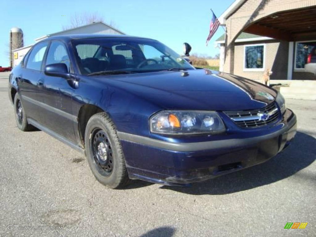 2001 Impala Police - Navy Blue Metallic / Regal Blue photo #2