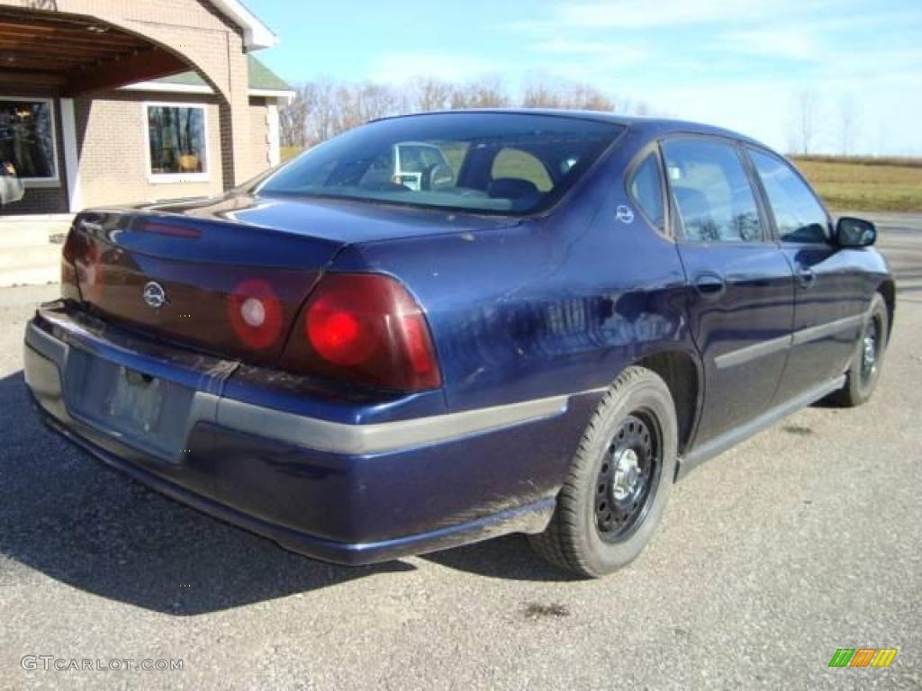 2001 Impala Police - Navy Blue Metallic / Regal Blue photo #3
