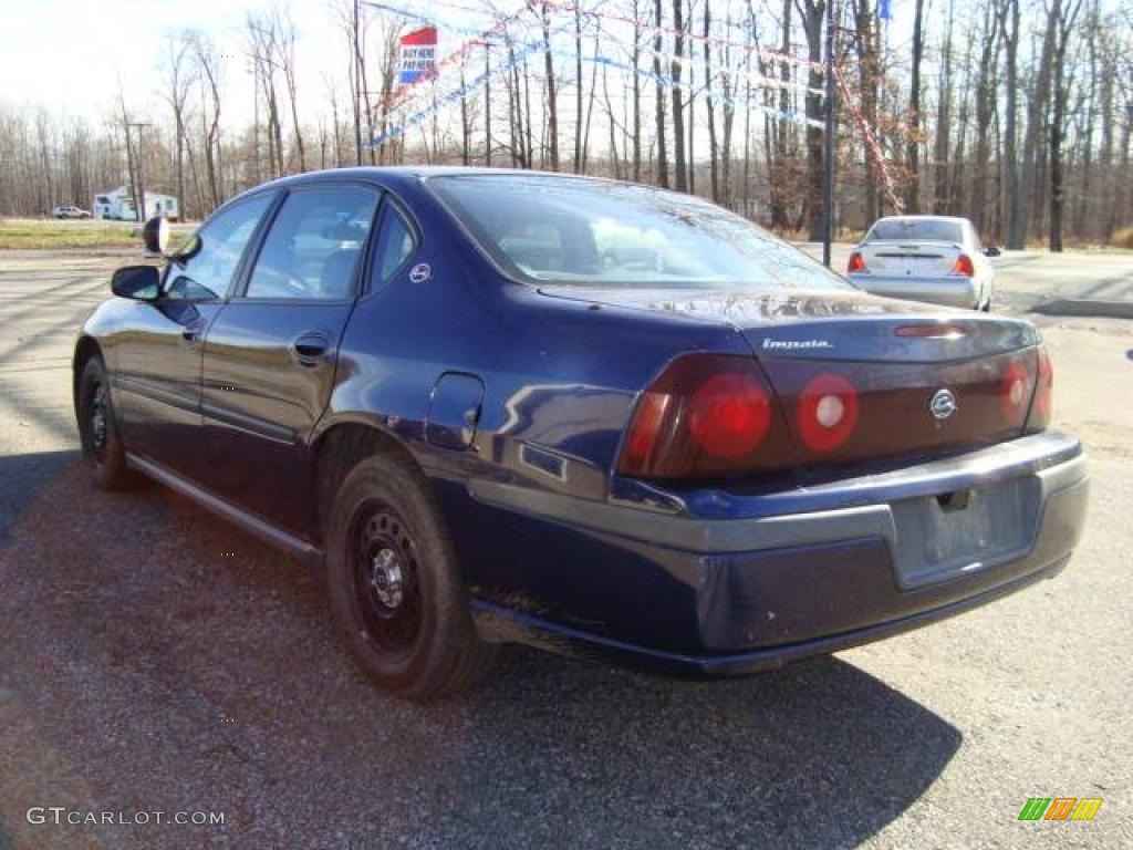 2001 Impala Police - Navy Blue Metallic / Regal Blue photo #8