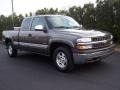 2001 Medium Charcoal Gray Metallic Chevrolet Silverado 1500 LS Extended Cab 4x4  photo #13