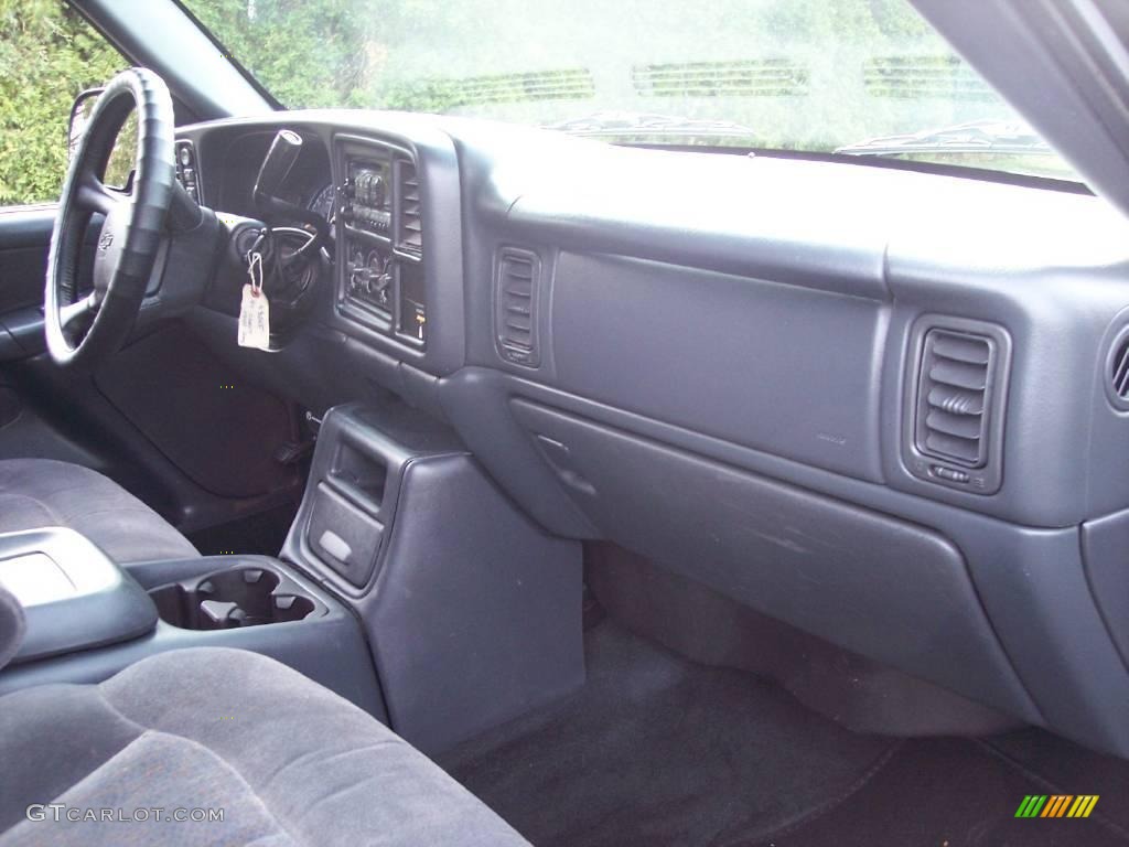 2001 Silverado 1500 LS Extended Cab 4x4 - Medium Charcoal Gray Metallic / Medium Gray photo #30