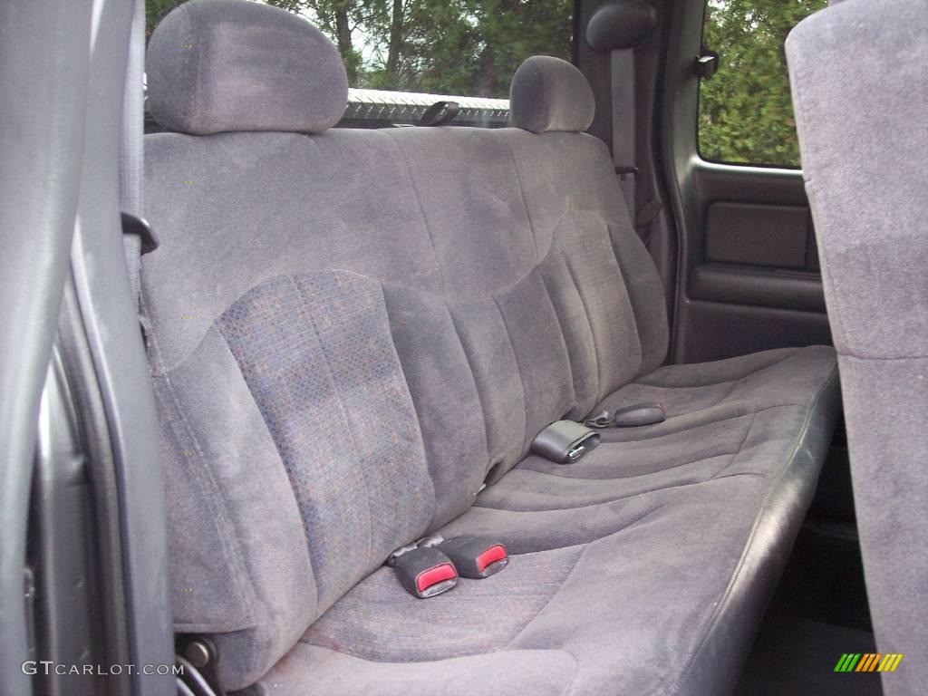 2001 Silverado 1500 LS Extended Cab 4x4 - Medium Charcoal Gray Metallic / Medium Gray photo #32