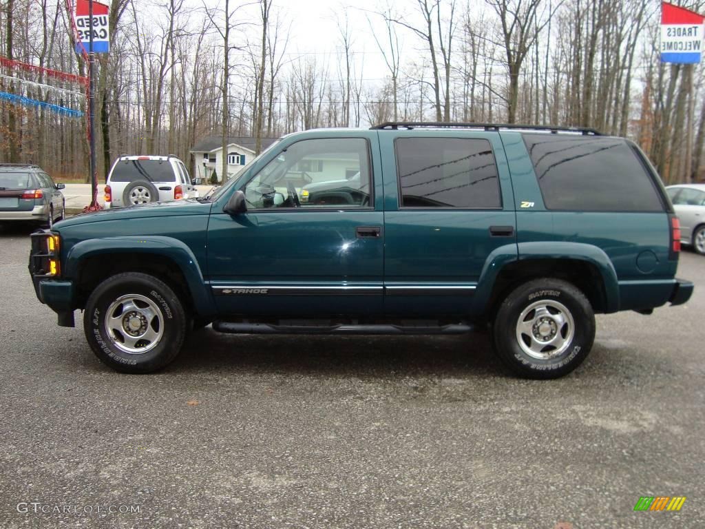 2000 Emerald Green Metallic Chevrolet Tahoe Z71 4x4 22277825 Photo 7