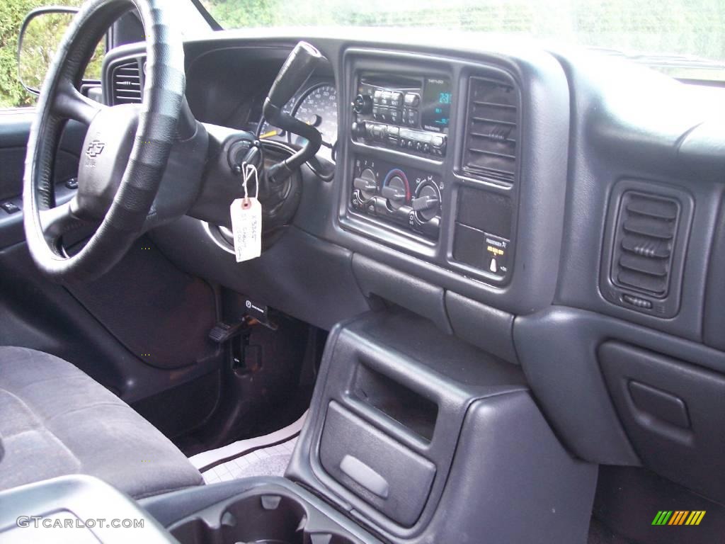 2001 Silverado 1500 LS Extended Cab 4x4 - Medium Charcoal Gray Metallic / Medium Gray photo #34