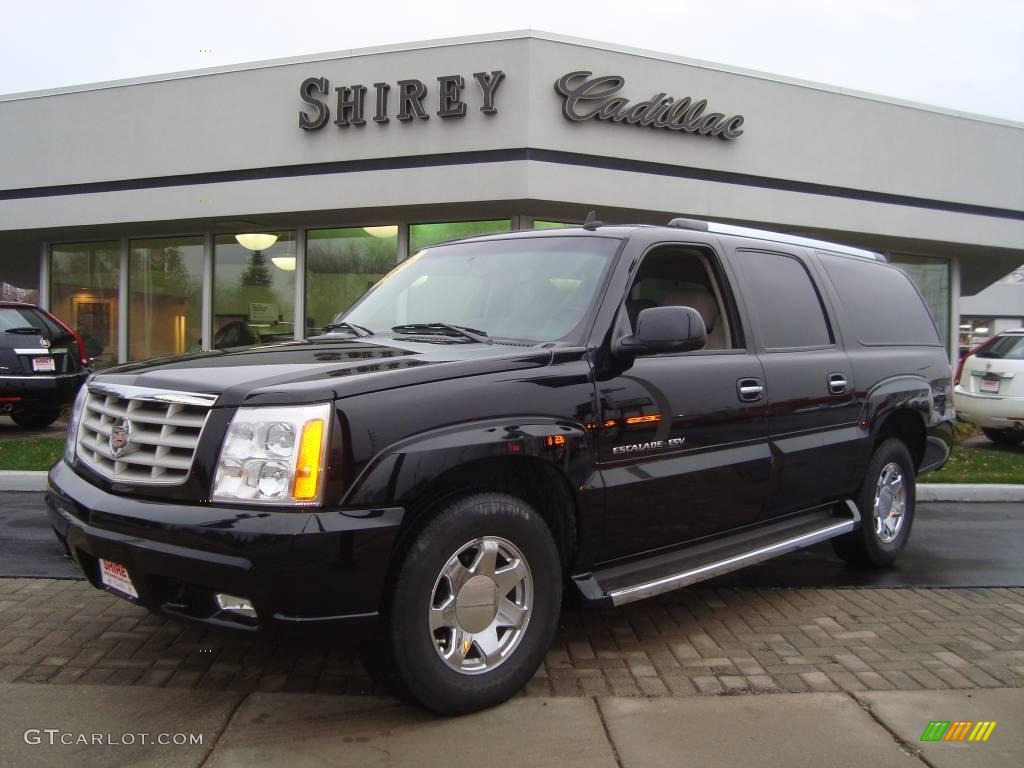 2006 Escalade ESV AWD - Black Raven / Shale photo #1