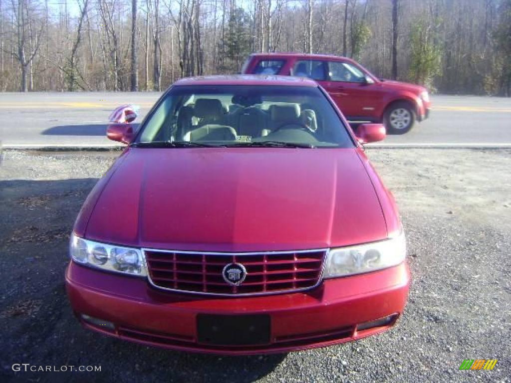 2001 Seville STS - Crimson Red / Shale photo #3