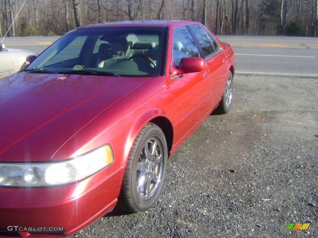 2001 Seville STS - Crimson Red / Shale photo #5