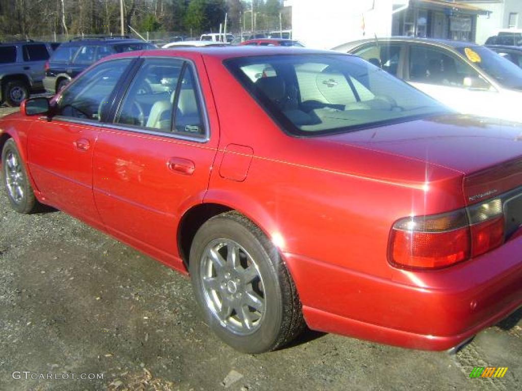 2001 Seville STS - Crimson Red / Shale photo #9