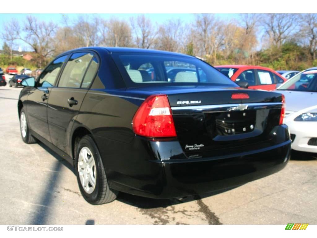 2004 Malibu Sedan - Black / Gray photo #5