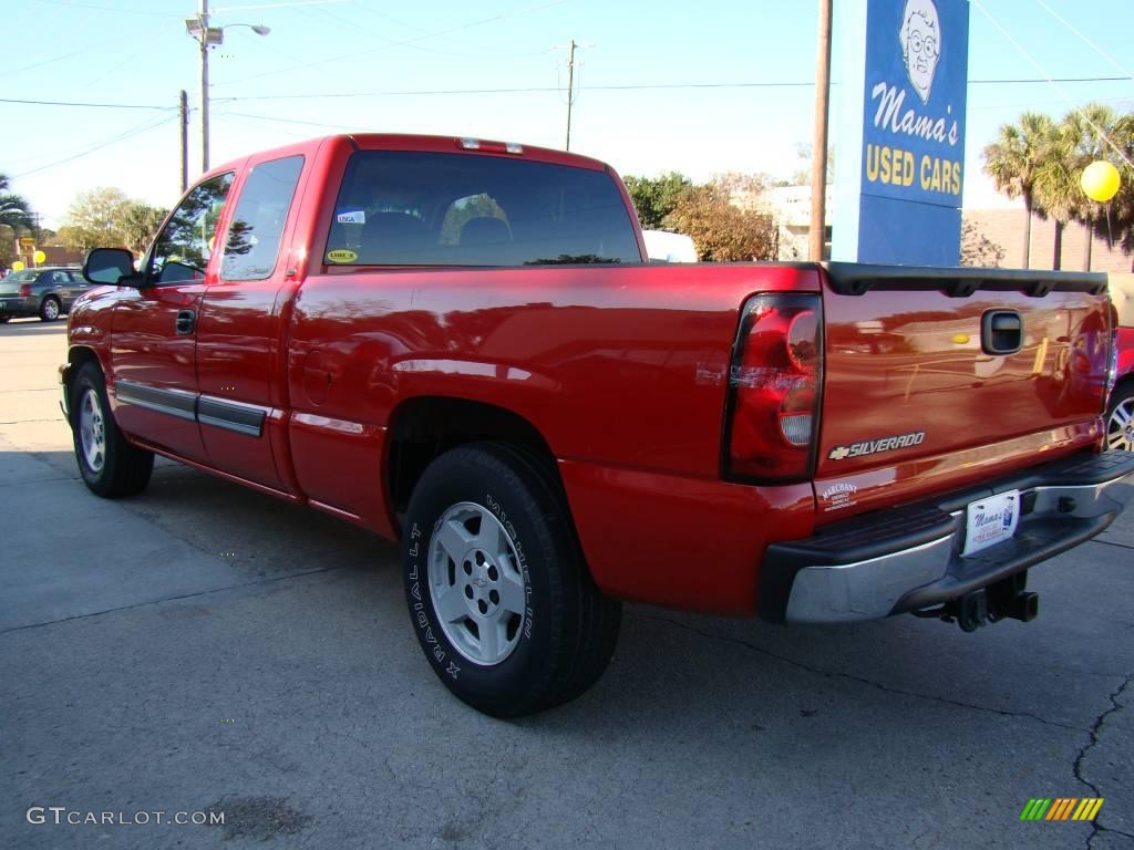 2006 Silverado 1500 LT Extended Cab - Victory Red / Tan photo #6