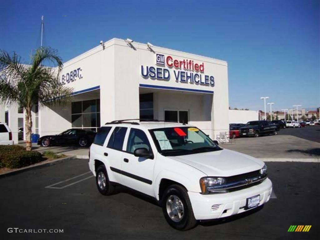 2005 TrailBlazer LS - Summit White / Light Gray photo #1