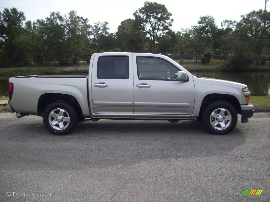 2009 Colorado LT Crew Cab - Silver Birch Metallic / Ebony photo #1