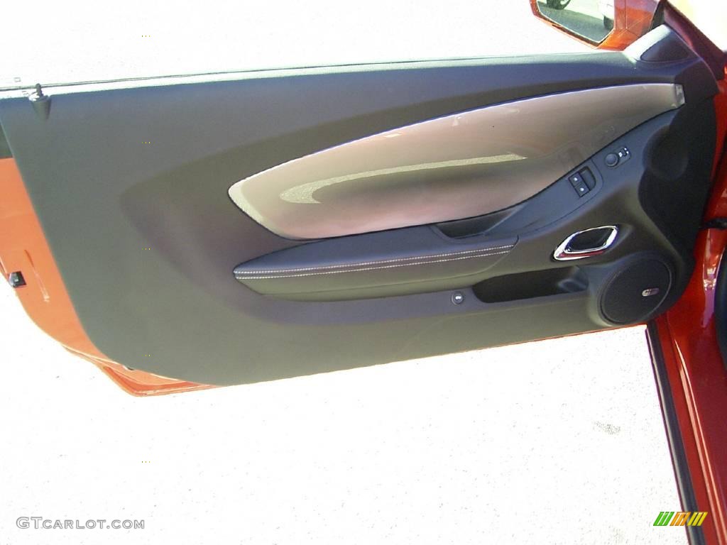 2010 Camaro LT/RS Coupe - Inferno Orange Metallic / Black photo #7