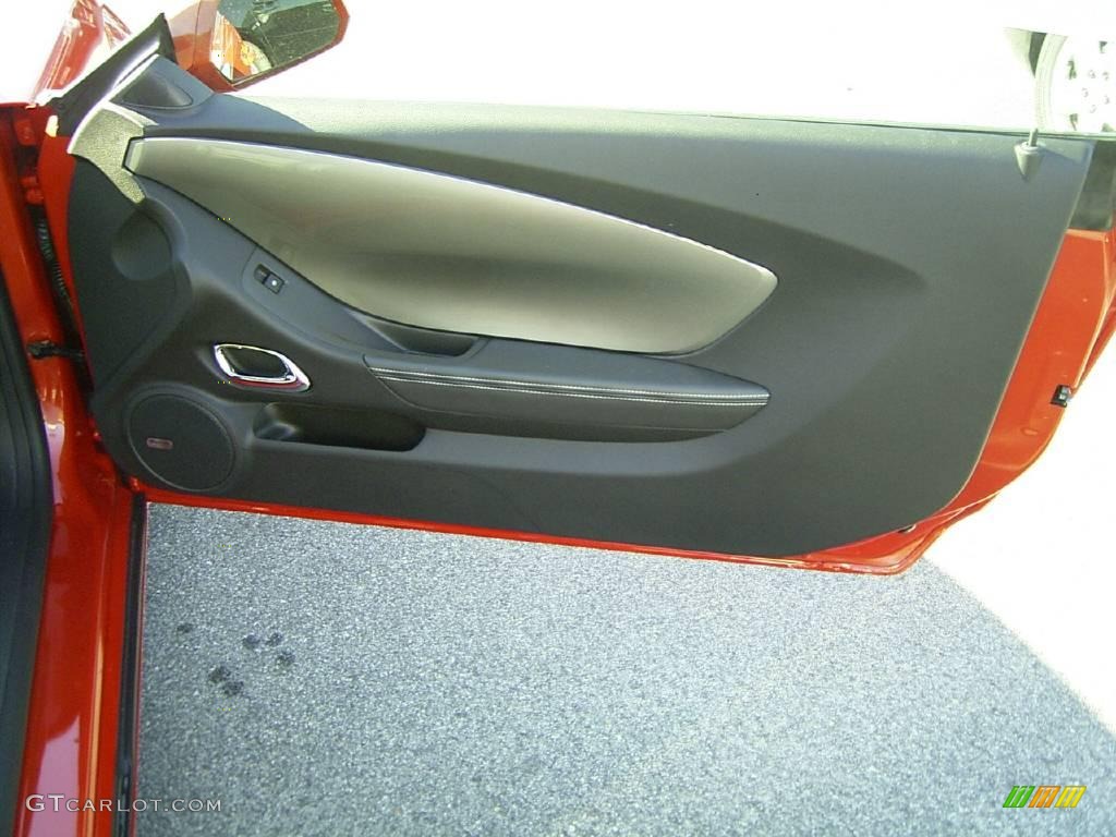 2010 Camaro LT/RS Coupe - Inferno Orange Metallic / Black photo #13