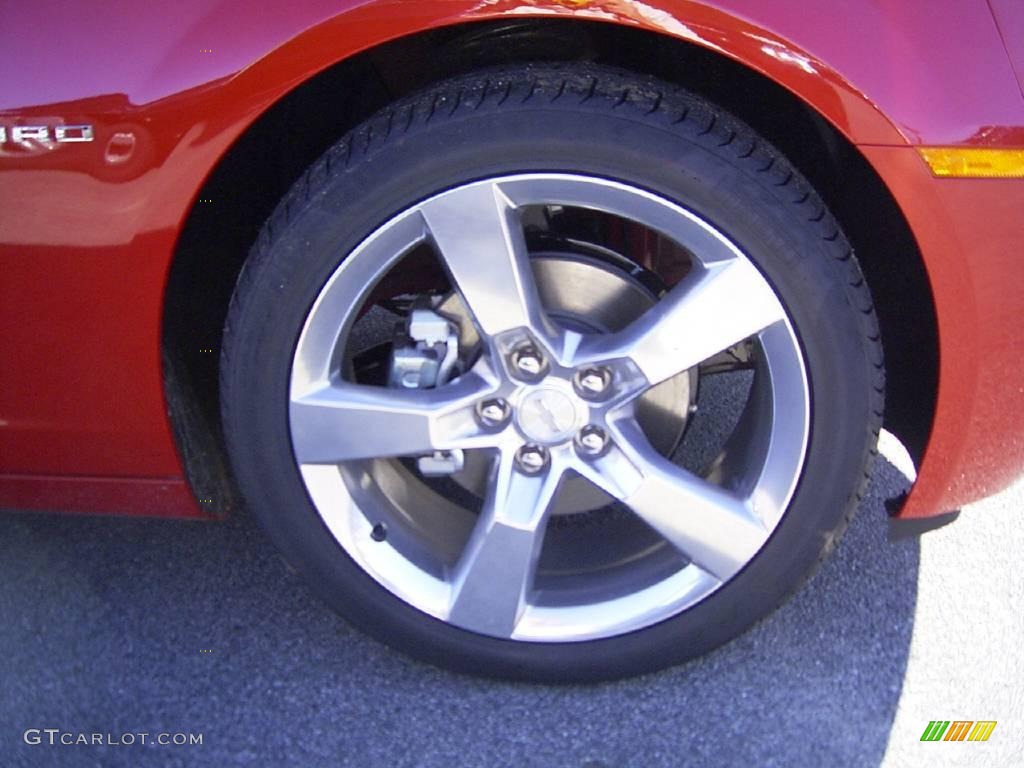 2010 Camaro LT/RS Coupe - Inferno Orange Metallic / Black photo #14