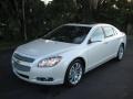 White Diamond Tricoat - Malibu LTZ Sedan Photo No. 1