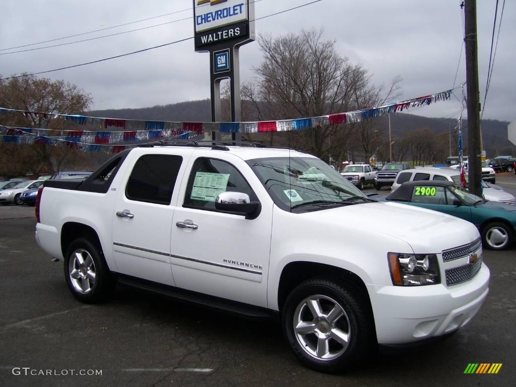 2010 Avalanche LTZ 4x4 - Summit White / Dark Titanium/Light Titanium photo #1