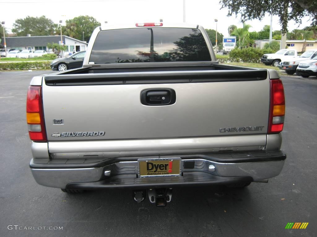 2000 Silverado 1500 LT Extended Cab - Light Pewter Metallic / Medium Gray photo #7