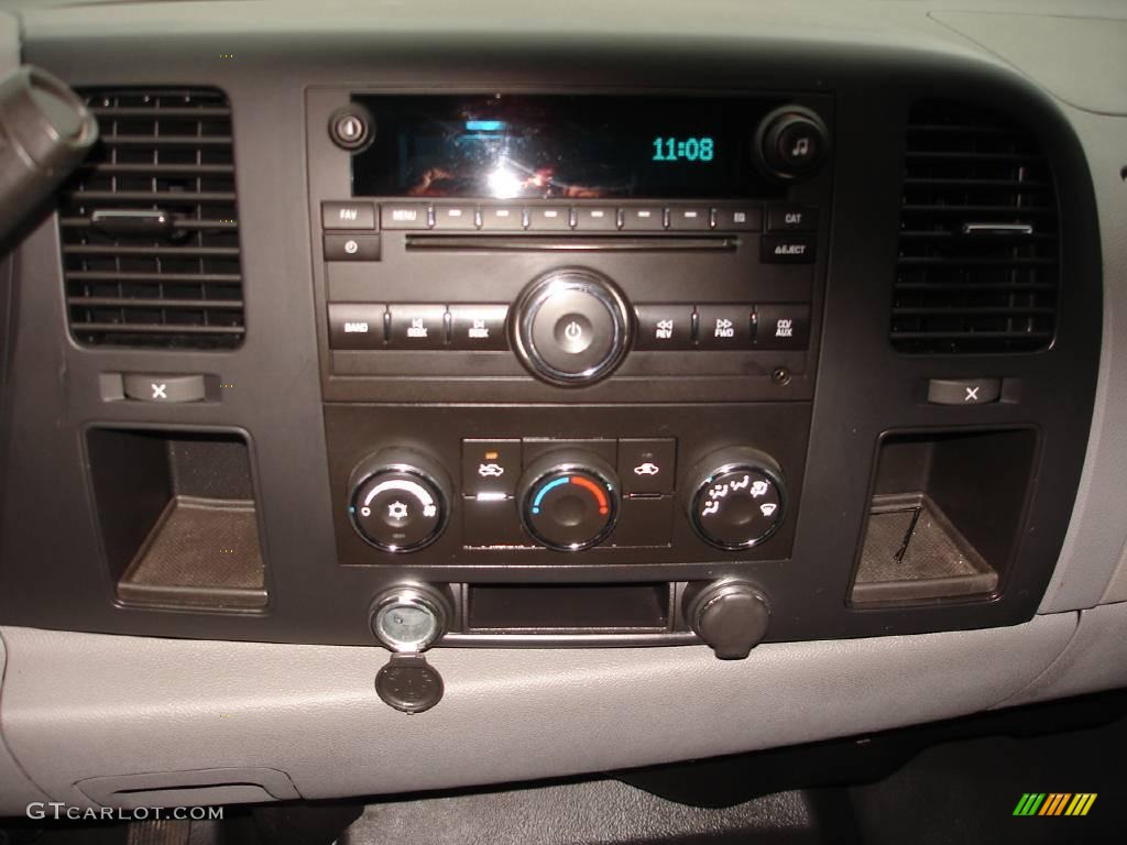 2008 Silverado 1500 Work Truck Extended Cab - Summit White / Light Titanium/Dark Titanium photo #13