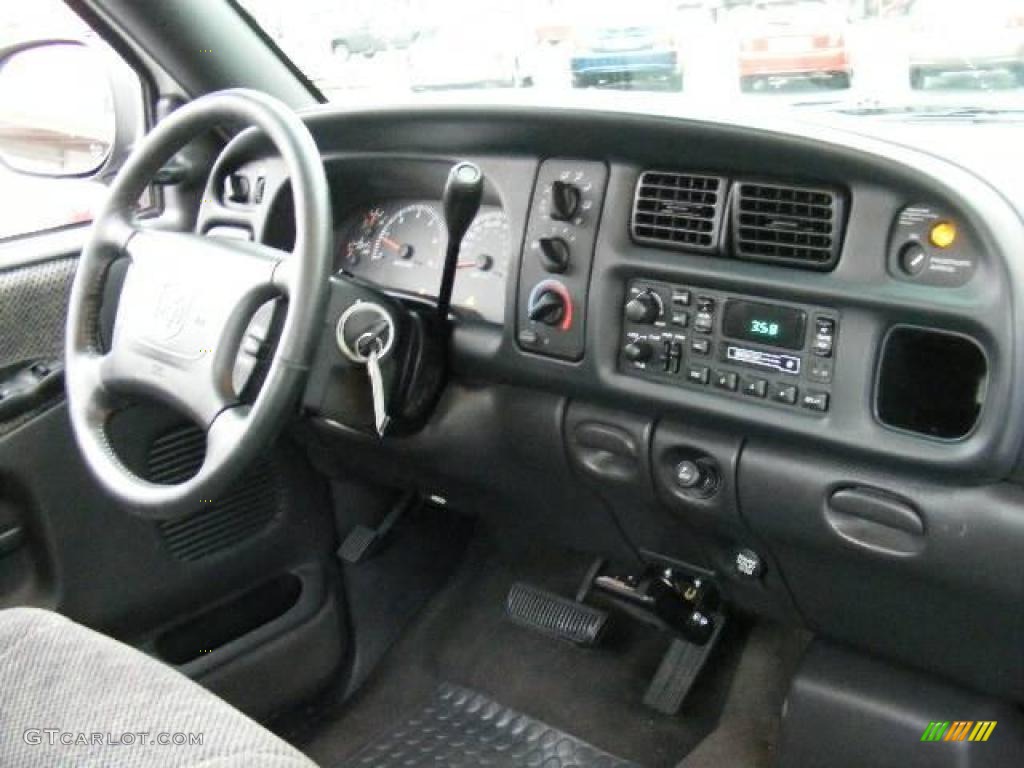 1999 Ram 1500 SLT Regular Cab - Bright White / Agate Black photo #11