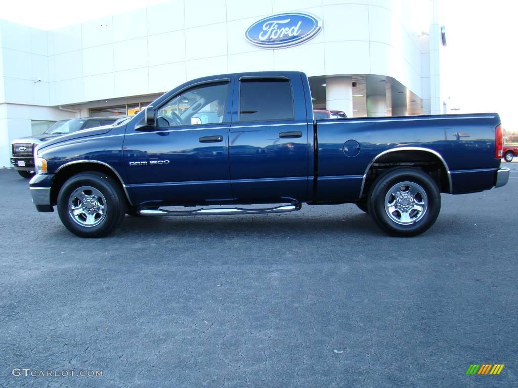 2004 Ram 1500 SLT Quad Cab - Patriot Blue Pearl / Dark Slate Gray photo #5