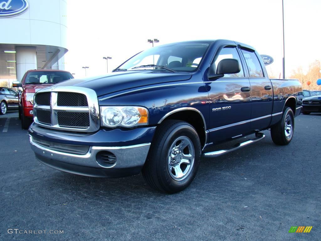 2004 Ram 1500 SLT Quad Cab - Patriot Blue Pearl / Dark Slate Gray photo #6