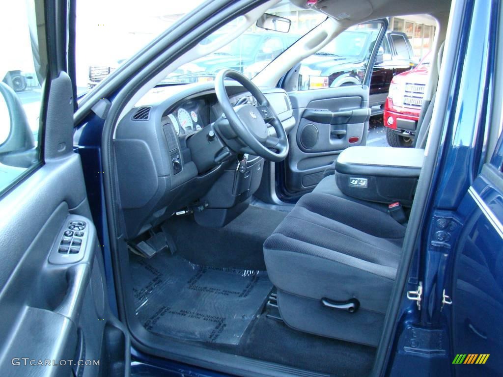 2004 Ram 1500 SLT Quad Cab - Patriot Blue Pearl / Dark Slate Gray photo #8