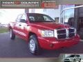 2005 Flame Red Dodge Dakota SLT Quad Cab  photo #1